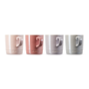 SET 4 TAZAS METALLICS CHIFF/ROSA/MIST GR