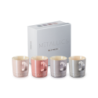 SET 4 TAZAS METALLICS CHIFF/ROSA/MIST GR
