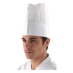 GORRO CHEFE PAPEL CREPE COM PREGAS