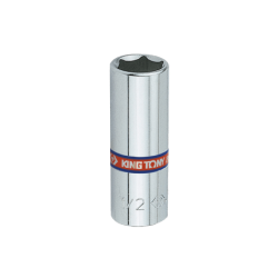 KING TONY 1/4' 6 Points Metric Deep Socket 9/16'