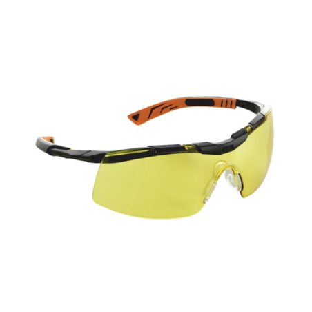 CHEMITOOL SAFETY Anti-Fog UV Yellow Polycarbonate Sunglasses