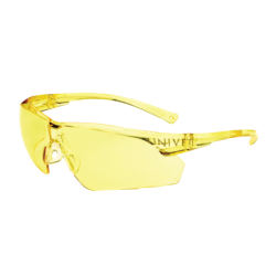 CHEMITOOL SAFETY Yellow Anti-Fog UV Polycarbonate Lens Glasses