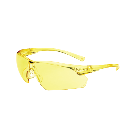CHEMITOOL SAFETY Yellow Anti-Fog UV Polycarbonate Lens Glasses