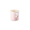 Caneca Média em Grés 200ml Rosa