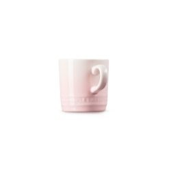 Caneca Média em Grés 200ml Rosa