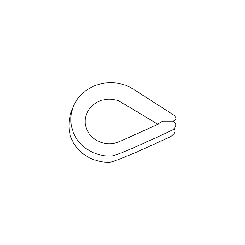 Zapata de Entrada de Cables 16 DIN 6899B-ZN CHEMITOOL FASTENERS