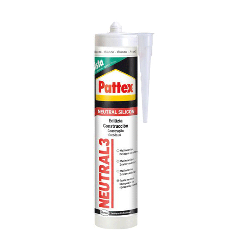Neutro 3 Silicona Blanco 280ml PATTEX