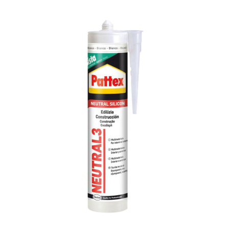 Neutro 3 Silicona Blanco 280ml PATTEX