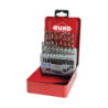 RUKO Set Of 19 Spiral Bits DIN 338 Type N, HSS-G Flat