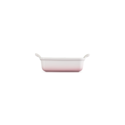 Bandeja Rectangular Heritage 19cm Shell Pink