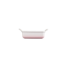 Bandeja Rectangular Heritage 19cm Shell Pink