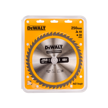 DeWalt Construction blade (250mm x 30mm x 48T)