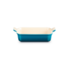 Stoneware Heritage Rectangular Dish 26cm Deep Teal