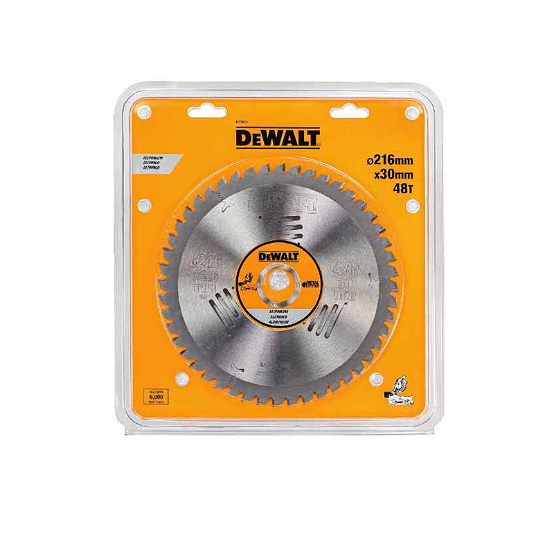DeWalt  Blade for cordless circular saw for aluminum (216mm x 30mm x 48D)