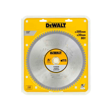 DeWalt Blade for circular saw for aluminum (305mm x 30mm x 80T)