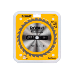 DeWalt Construction blade (184mm x 16mm x30T)