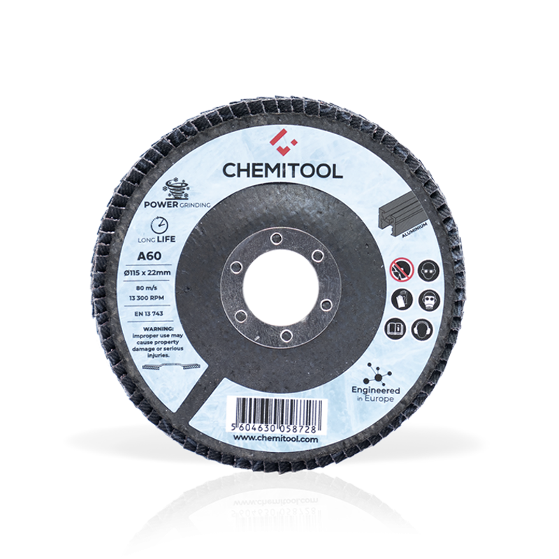 Disco de Lamelas de Zircónio de Alumínio Z CHEMITOOL Ø115 Z60