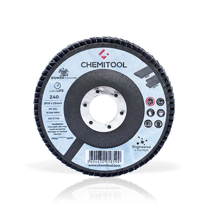 Disco de Lamelas de Zircónio Z CHEMITOOL Ø125 Z80