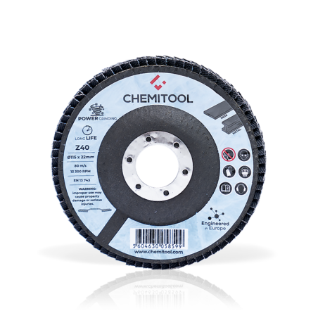Disco de Lamelas de Zircónio Z CHEMITOOL Ø125 Z80