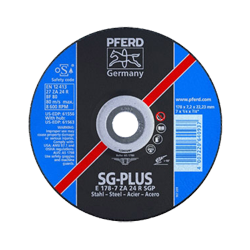 PFERD Grinding Wheels Special Line Zirkon SGP Steel E 115-7 ZA 24 R SGP/22,23