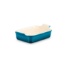 Stoneware Heritage Rectangular Dish 32cm Deep Teal