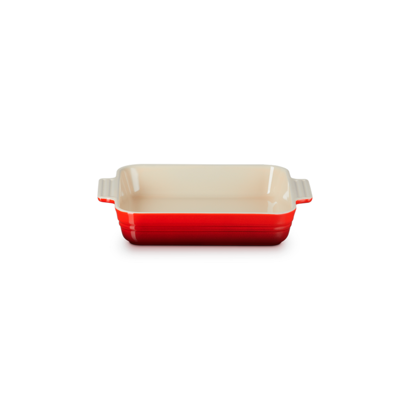 Stoneware Classic Square Dish 23cm Cerise