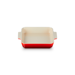 Stoneware Classic Square Dish 23cm Cerise