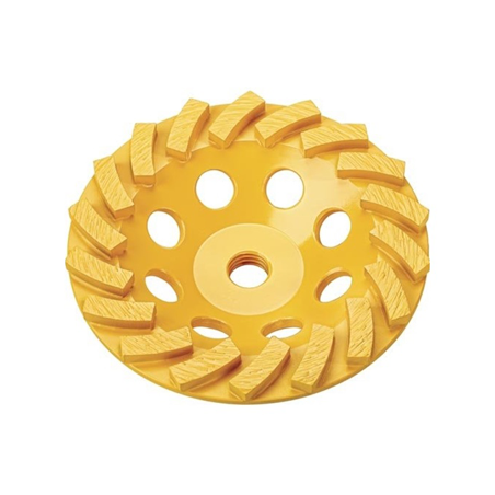 Copos de diamante DeWalt (125mm, rosca M14 turbo)