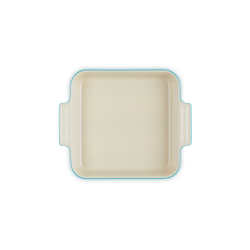 Stoneware Classic Square Dish 23cm Teal