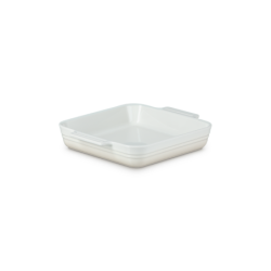 Stoneware Classic Square Dish 23cm Meringue