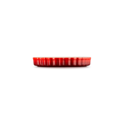 Stoneware Fluted Flan Dish 24cm Cerise - Heritage