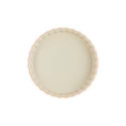 Stoneware Fluted Flan Dish 28cm Volcanic - Heritage