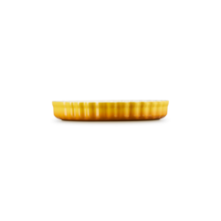Stoneware Fluted Flan Dish 28cm - Nectar