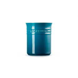 Stoneware Small Utensil Jar Deep Teal - Classic