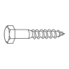 CHEMITOOL FASTENERS Hexagonal Head Choach Screw DIN 571 7X100 A2 Passivated Stainless Steel