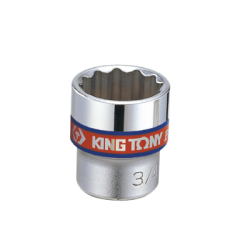 KING TONY 3/8' - 1/4' 6 Points Standard Metric Socket