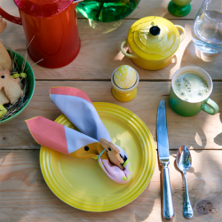 Set of 6 Egg Cups - Rainbow