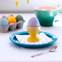Set of 6 Egg Cups - Rainbow