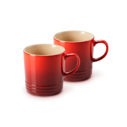 Set 2 Canecas Grés 350ml Cereja
