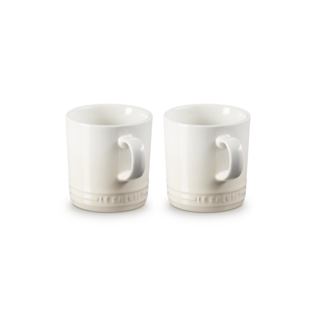 Stoneware Set of 2 London Mugs 350ml Meringue