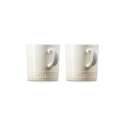 Stoneware Set of 2 London Mugs 350ml Meringue