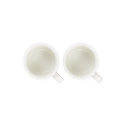 Stoneware Set of 2 London Mugs 350ml Meringue