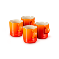 Set 4 Canecas Grés 350ml Vulcânico