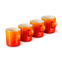 Set 4 Canecas Grés 350ml Vulcânico