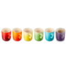CONJUNTO 6 CANECAS ARCOIRIS 200 ML (PAL