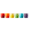 CONJUNTO 6 CANECAS ARCOIRIS 200 ML (PAL