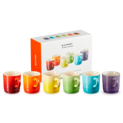 CONJUNTO 6 CANECAS ARCOIRIS 200 ML (PAL