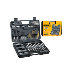 DeWalt Set of 109 Parts for drilling and Screwing