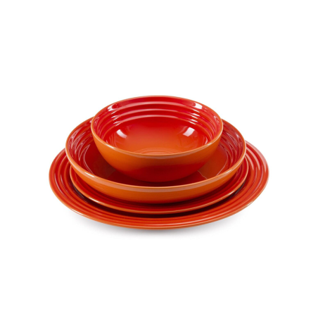 Dinner Service 12 Pieces Vancouver - Volcanic