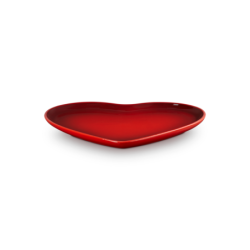 Heart Plate 32cm Cerise - L'Amour